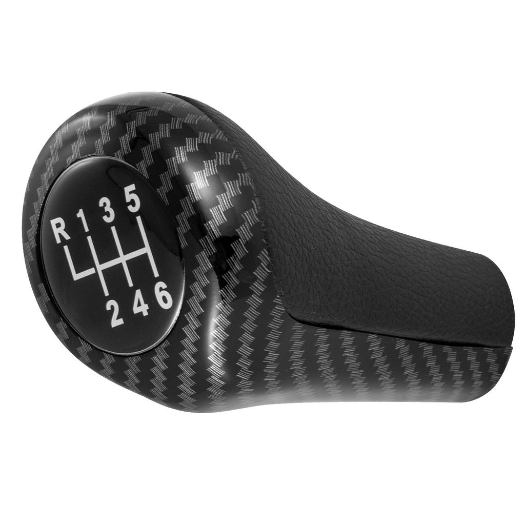 Suitable for BMW 5-speed and 6-speed shift handball gear shift head gear lever handball - fiber version