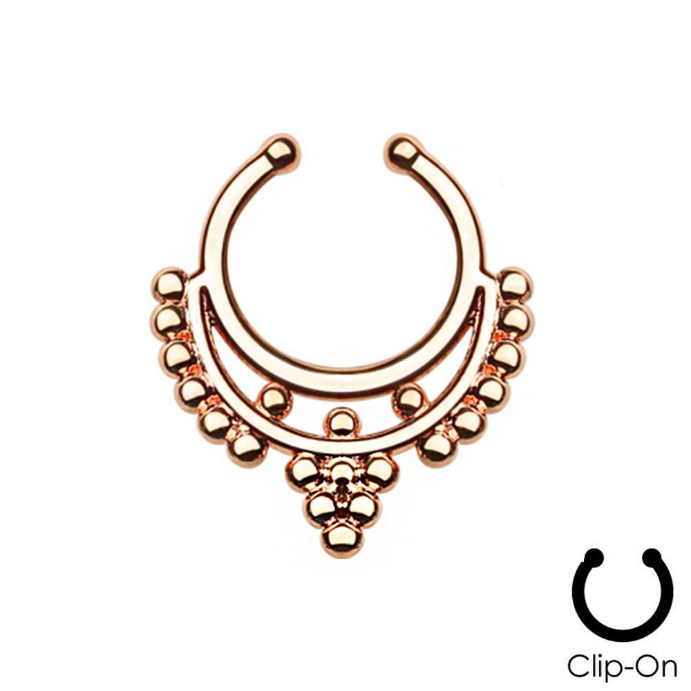 16 г стальной золотой фианит поддельный пирсинг септум смешанные стили ложный септум носовые кольца кликеры мужские украшения для тела пирсинг нариз дайт хеликс