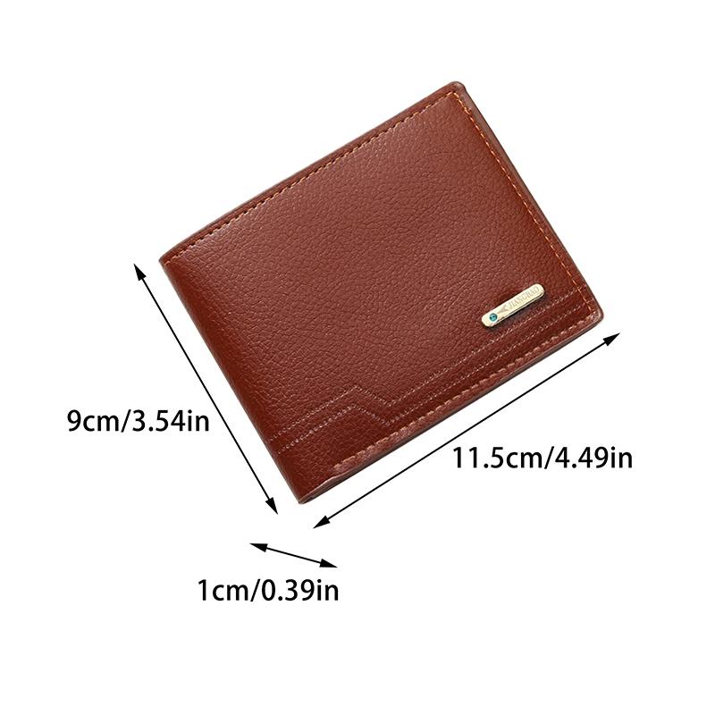 Мужской короткий бифолд из искусственной кожи Masculina держатель для кредитных ID-карт кошелек бифолд кошелек клатч однотонный Hombre деловой