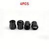 T254Pcs Car Wheel Tire Valve Caps Air Stem Tyre Plug Accessory For Volkswagen VW GTI R Golf 5 7 6 4 Polo Tiguan Passat Jetta Lavida