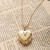 Yousheng Personalized Love Heart Locket Necklace That Holds 4 Photos Four-leaf Clover Pendant Necklace for Women Mother Wife Daughter Best Friend