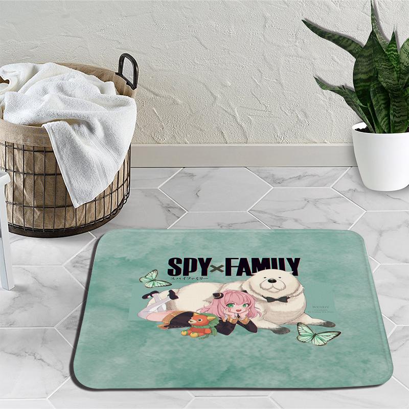 Семейный прикроватный коврик Spy X Anya Forger, дверной ковер Loid Yor Forger, мультяшный напольный коврик для гостиной, тапис, украшение, гобелен