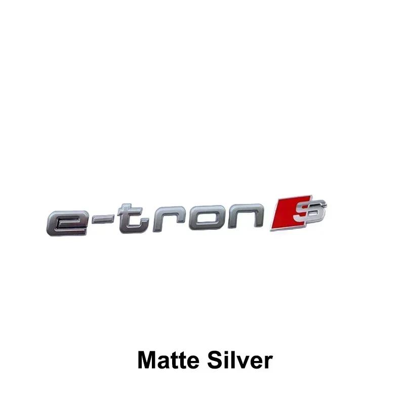 Auto Trunk Emblem Stickers for a2 E-tron GT S Logo A7 S5 Q3 S3 Q4 Q7 A3 A5 Q5 Q6 A6 A8 Q1 Q2 S7 A4L A6L Car Rear Badge Decals