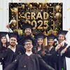 Graduation Banner Background Hanging Flag Congratulations Graduation Party Decoration