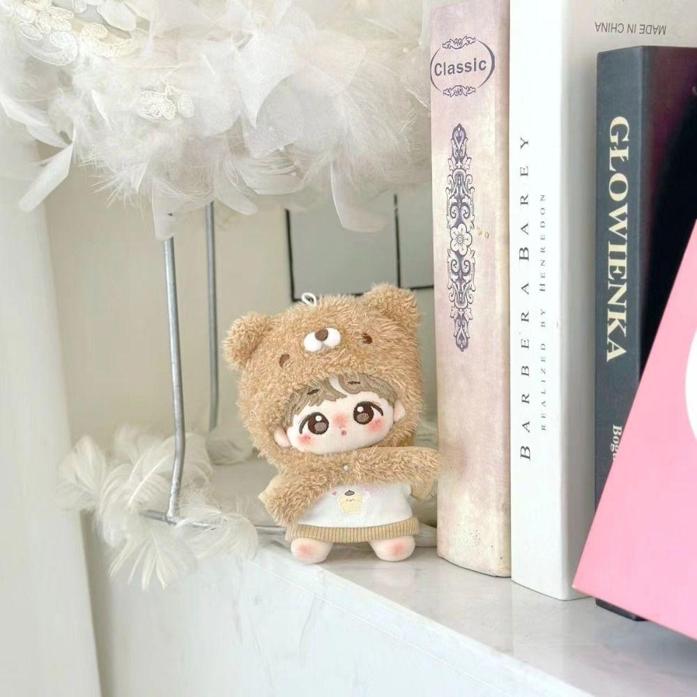 Duck Bear Idol Plush Doll Hat Penguin 10CM Cotton Doll‘s Clothes  Girls