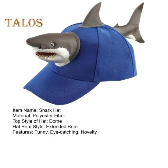 Новинка, бейсболка с изображением акулы, забавная бейсболка с изображением акулы для рыбалки и вечеринок, подарки для мужчин и пап