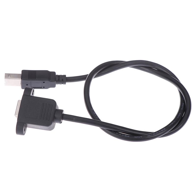 USB 2.0 Тип B Мужской и Тип B Женский Удлинительный кабель принтера с креплением на панели