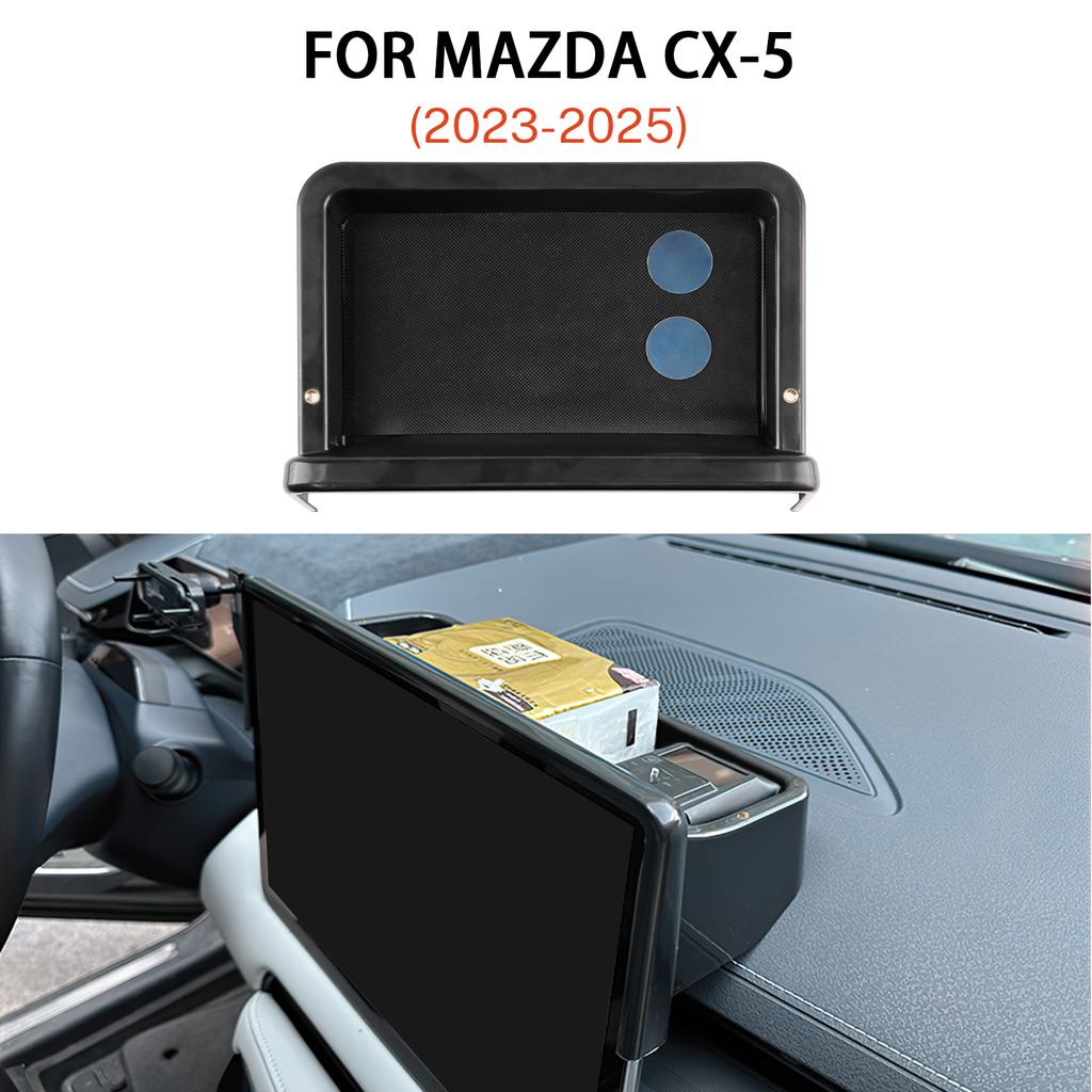 For Mazda CX-5 2023-2025 Navigation Screen Rear Storage Box Anti Scratch Space Expansion Interior Modification Car Accessories
