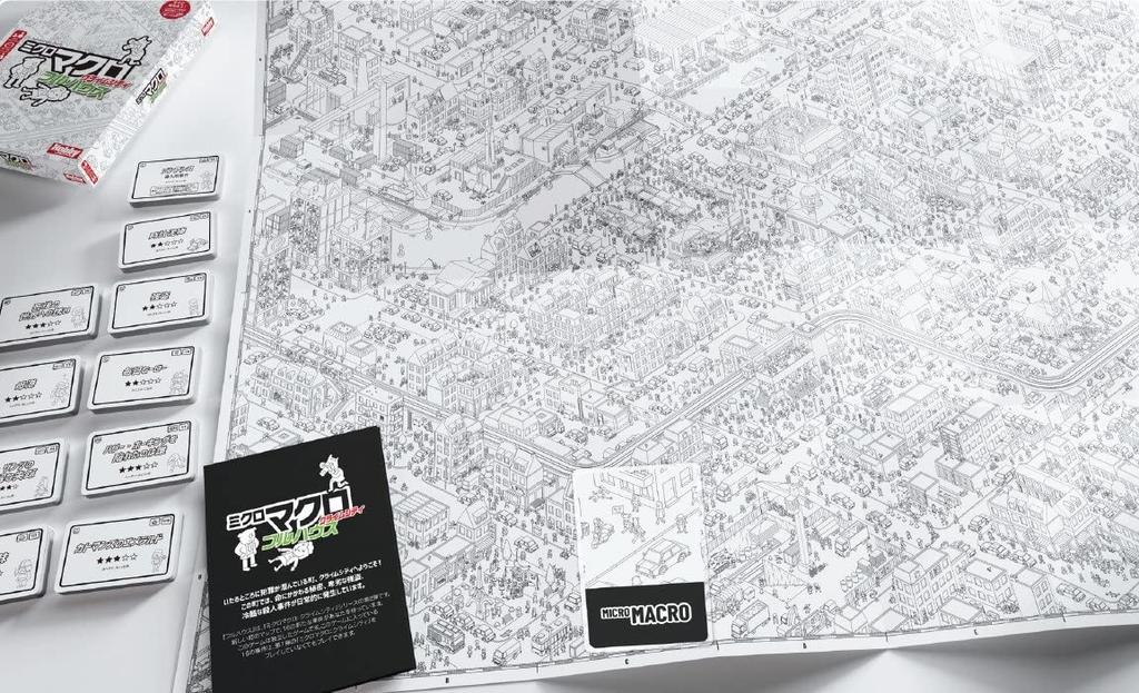 Настольная игра Micro Crime City Full House Японская версия Макро