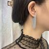 Длинные серьги-клипсы с кисточками для женщин, без прокола, стильные, с уникальной цепочкой, кафф-серьга, украшение для вечеринки