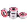 5Pcs Red Abec-7 608Rs Skateboard Roller Sealed Ball Bearings 8X22X7Mm