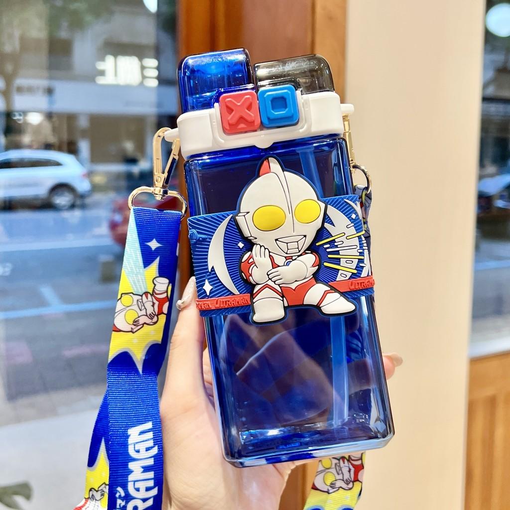 Пластиковый стакан Sanrio Kuromi с трубочкой и герметичной крышкой для детей и путешествий