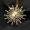 Senior Brooches Flower Leaf Brooch Pins for Women Suit Pendant  Fashion Brooches Jewelry