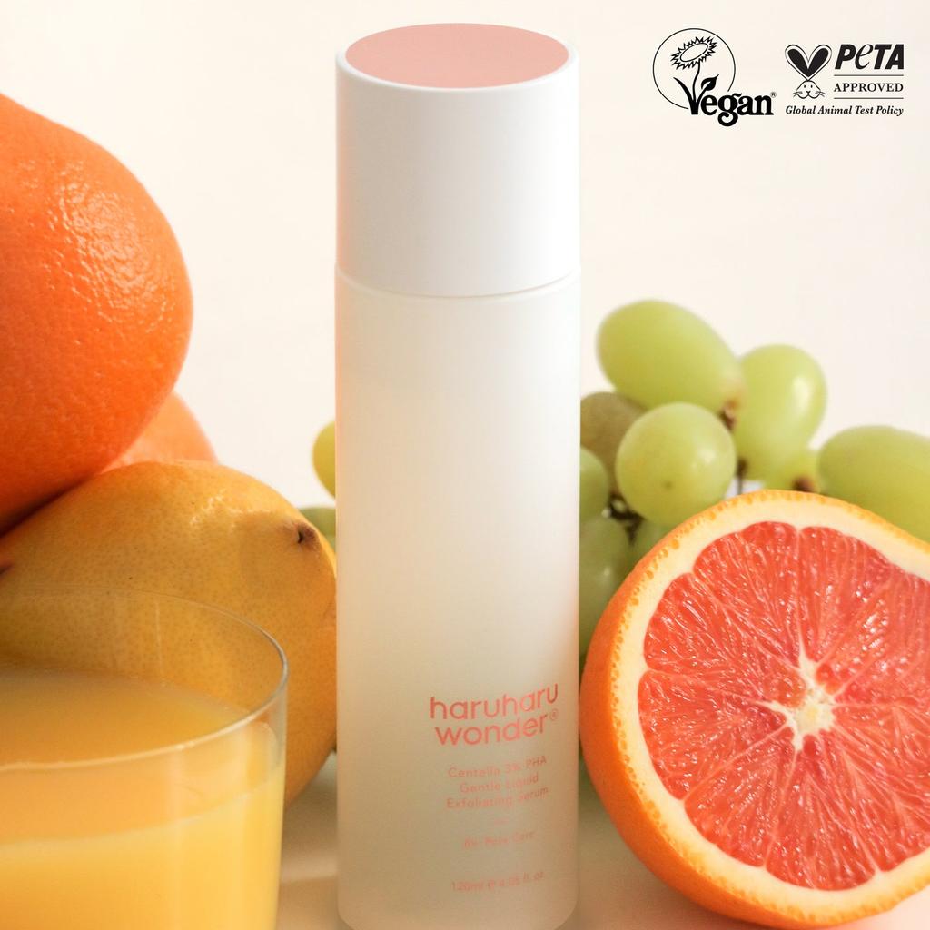 HARUHARU WONDER Нежная жидкая отшелушивающая сыворотка с центеллой 3% PHA 120 мл