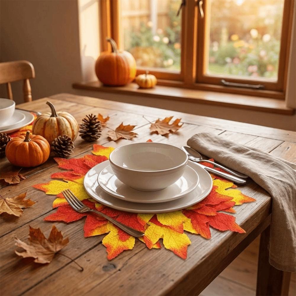 Quick Dry Thanksgiving Decorative Placemat Absorbent Kitchen Drying Mat Trivet Mat Thanksgiving