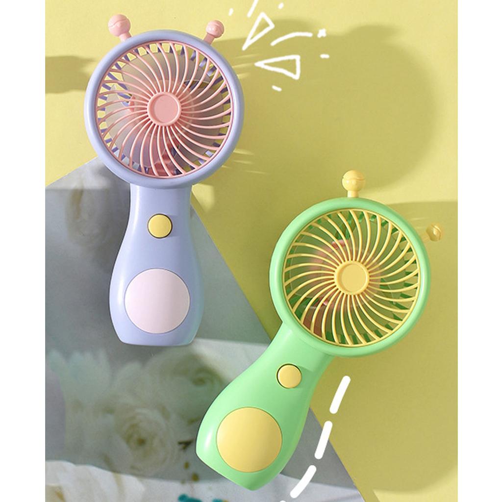 Мини портативный вентилятор ABS милый улитка USB перезаряжаемый тихий маленький ручной настольный вентилятор для дома и путешествий