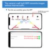 Автомобильная камера заднего вида Wi-Fi HD 170-градусная камера заднего вида Беспроводная водонепроницаемая камера заднего вида Wi-Fi 12 В 24 В для Android Ios