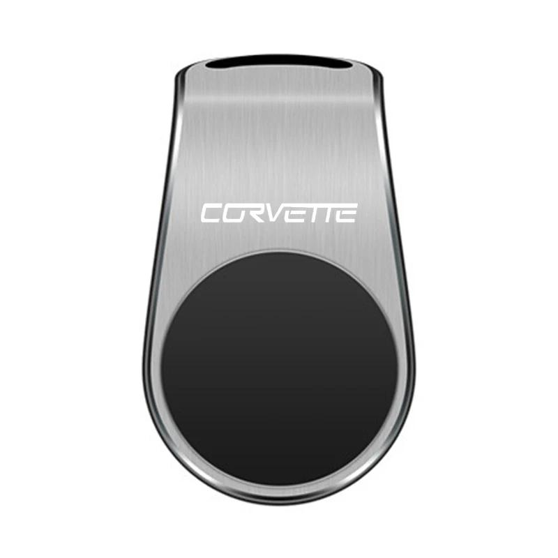 New Car Phone Holder Magnetic Car Mount For Chevrolet corvette Logo Anti Slip Phone Holder Car Magnetic L-shaped Auto Accessorry
