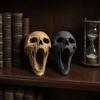 Статуэтка готического черепа, 3D-печатная модель человеческой головы для домашнего декора, статуэтки на Хэллоуин, модель черепа для книжной полки и рабочего стола