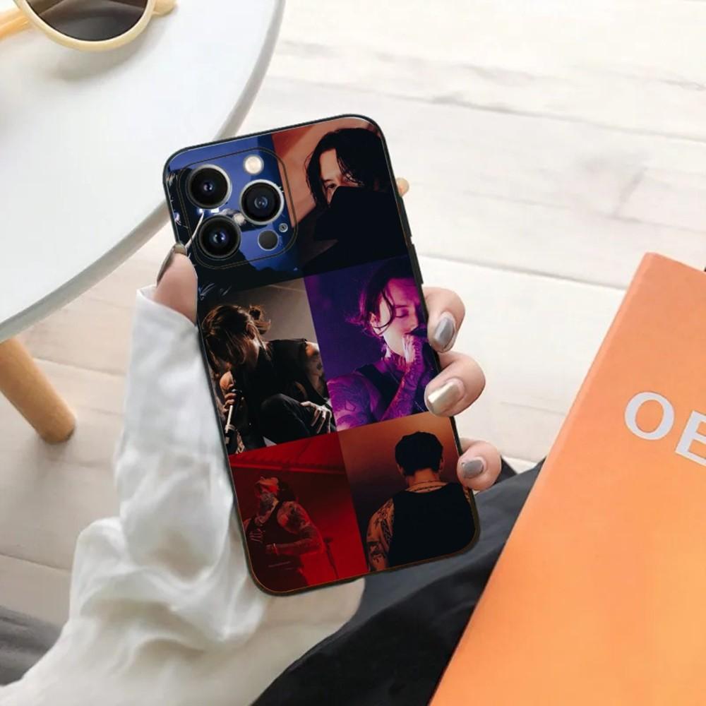 Чехол для телефона Bad O-Omens Band для iPhone 15,14,13,12,11,Plus,Pro Max,XS,X,XR,SE,Mini,8,7 Мягкий силиконовый черный чехол