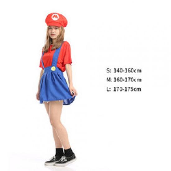 Костюм на Хэллоуин, косплей, семейный костюм, костюмы Марио, одежда для ролевых игр для взрослых и детей, костюмы для ТВ и кино, как на картинке 3