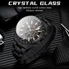 Casual Men's Quartz Watch Chronograph Calendar Luminous Waterproof Elegant Business Watches