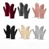 Touch Screen Gloves Female Winter Cute Student Riding Warm and Cold Korean Version Velvet Thickened Five-finger Knitted Gloves