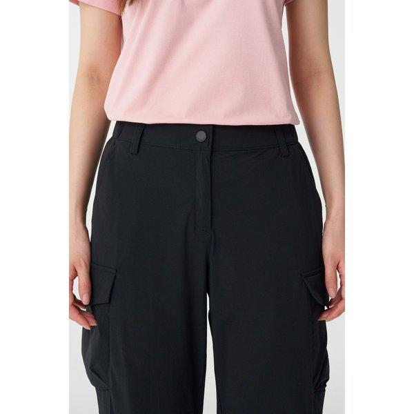 Женские брюки-джоггеры с карманами Kolon Sports Черные Tvpnm25552blk