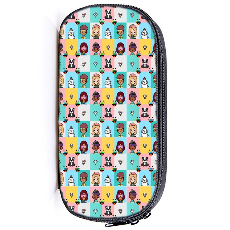 Сумка-карандаш Toca Life World, канцелярские принадлежности, Toca, игровой пенал для девочек, пенал на молнии, школьные принадлежности