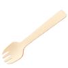 50Pcs Mini Wooden Forks, 4-Inch Disposable Forks Wooden Cutlery for Parties, Weddings & Camping