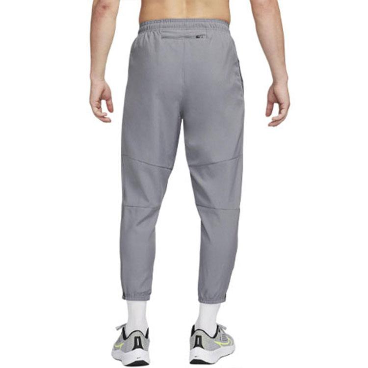 Nike Мужские серые беговые брюки Dri Fit FQ4781-084