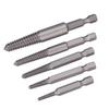 5PCS Hex Shank Broken Screw Extractor Stripped Screw Extractor Kit  For Automotive Repair