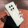 Чехол для HONOR X9c Милый с подушками безопасности по углам Пастельный Матовый Магнитный Корпус Полуударопрочный Чехол для Телефона