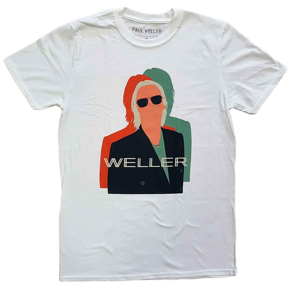 Paul Weller -Illustration Offset - White T-shirt Unisex T-Shirt