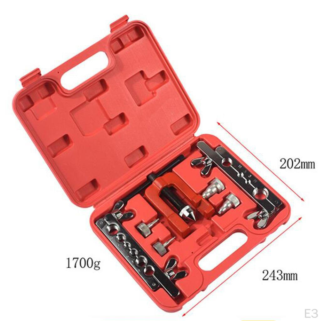 Flaring Tool, 3 Manual Expander Tool Copper Heads Tube Swaging Kit, 7Pcs/Set