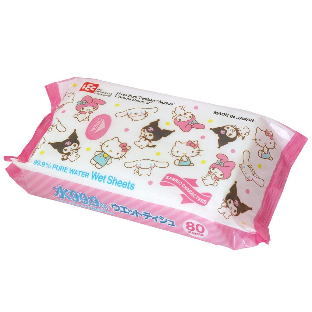 My Melody Water Wet Wipes with Case 99.9%