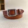 Vintage Leather Waist Belt For Women With Durable Alloy Closure