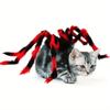 Pet Halloween Costume Plush Spider Costume Funny Giant Spooky Spider Costume Xmas Costume for Dog Cat Pet Cosplay Costumes