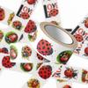 500 Pictures/roll Roll Sticker Tape Hot Spot Cartoon Ladybug Handbook Material Decorative Envelope Sticker