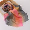 Muslim Tie-Dye Cotton Rayon Modal Hijab Long Scarf Islam Hijabs for Women's Turbans Soft Lightweight Head Wrap Scarf