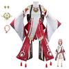 Impact Cosplay Yae Miko Guuji Yae Cosplay Costume with Headwear Full Set Cosplay Wig Halloween Party Costumes