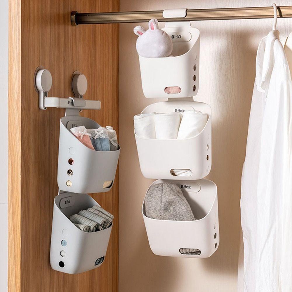 Sorting Storage Storage Rack Plastic Bathroom Storage Organizer Hanging Storage Basket Home