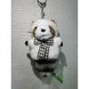 Takenoko Mini Kids Keychain, Red Panda, White Plush Toy, 48536