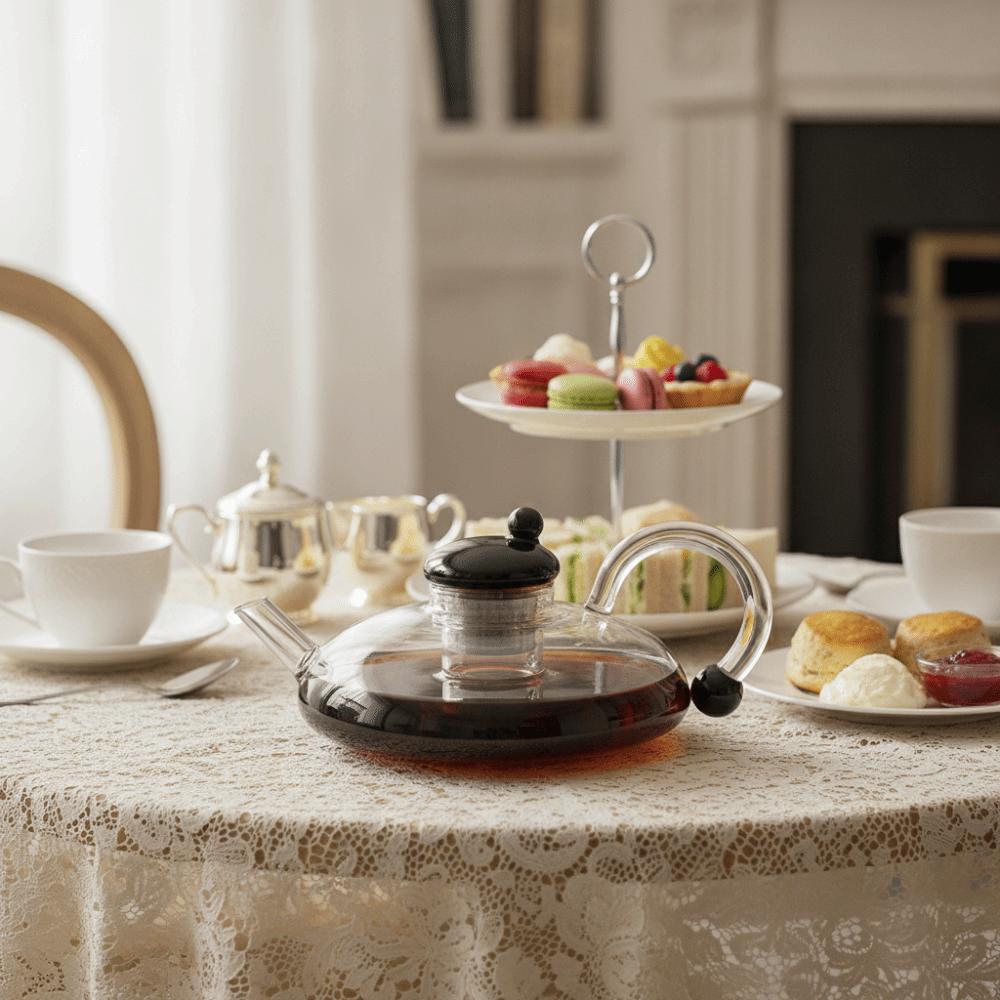 Glass Flower Tea Kettle Heat Resistant Health Tea Pot Household Deflated Tea Pot Fruit Tea