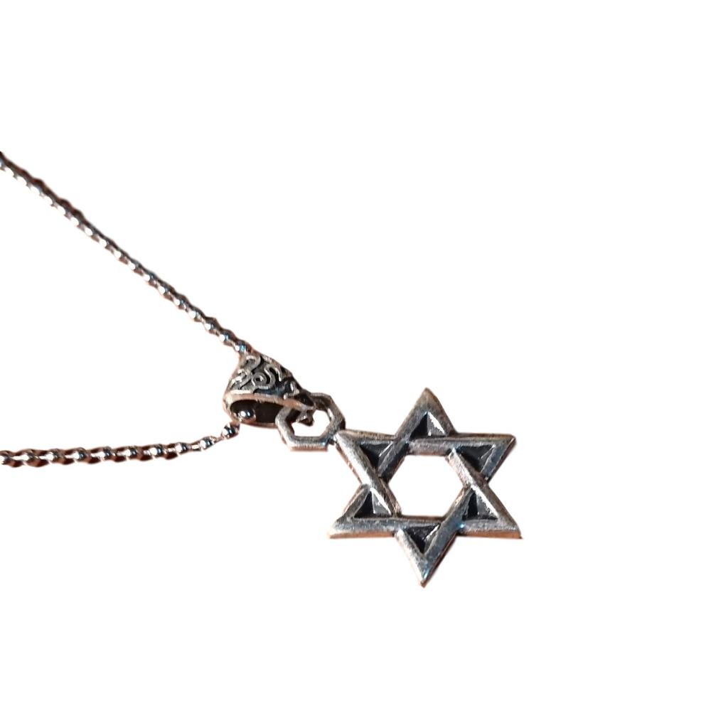 Hexagram Amulet Necklace Antique