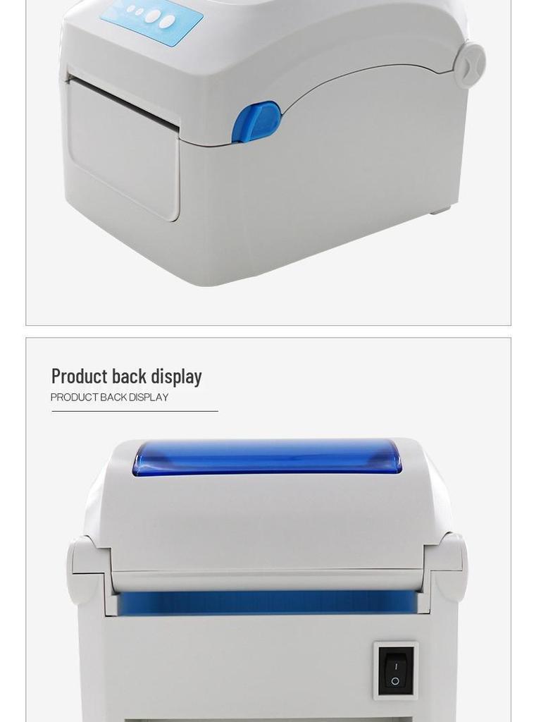 Термопринтер этикеток Gprinter GP1324D для штрих-кодов и транспортных накладных