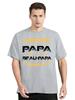 Fathers Day Birthday T Shirt Unisex Tops Tees Casual T Shirt Camisetas New Assure Deux Titres Papa Et Beau Papa Dad Papa Tshirt