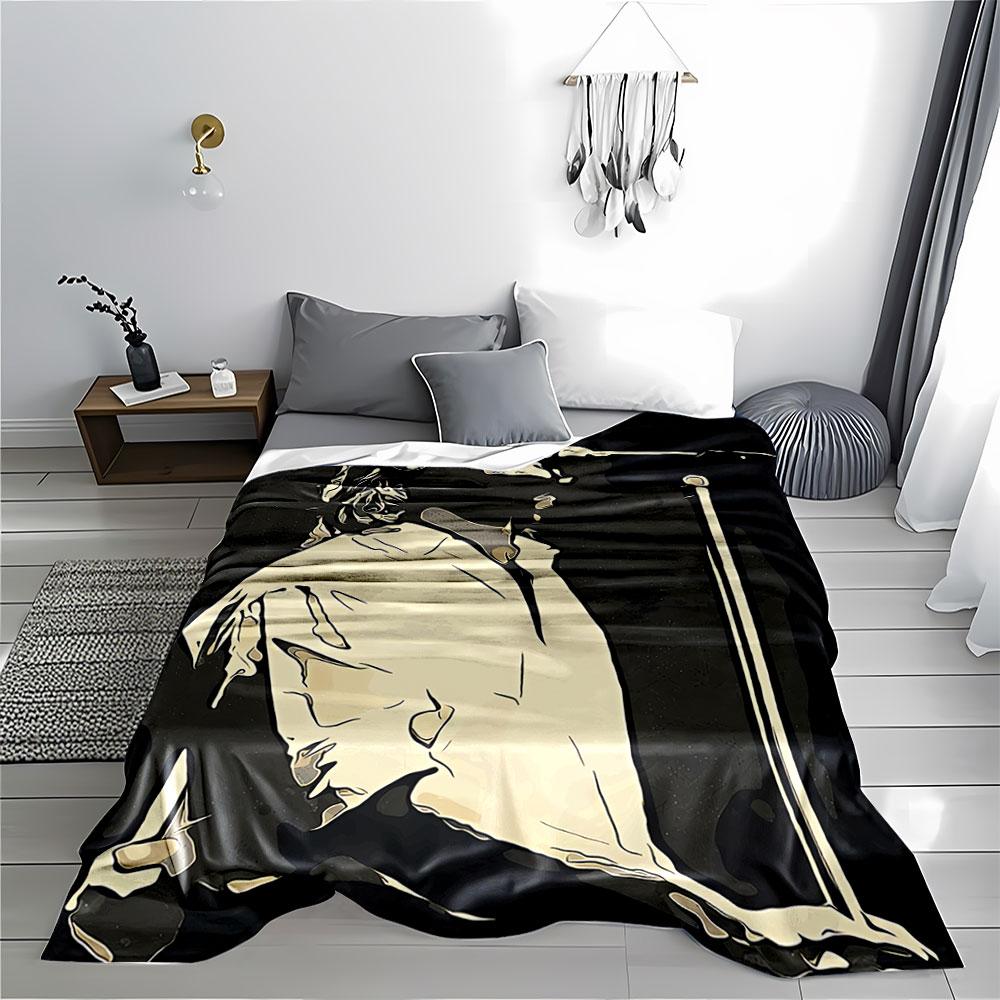 Singer Silhouette Illustration Blanket for all seasons blanket lunch break throw gift