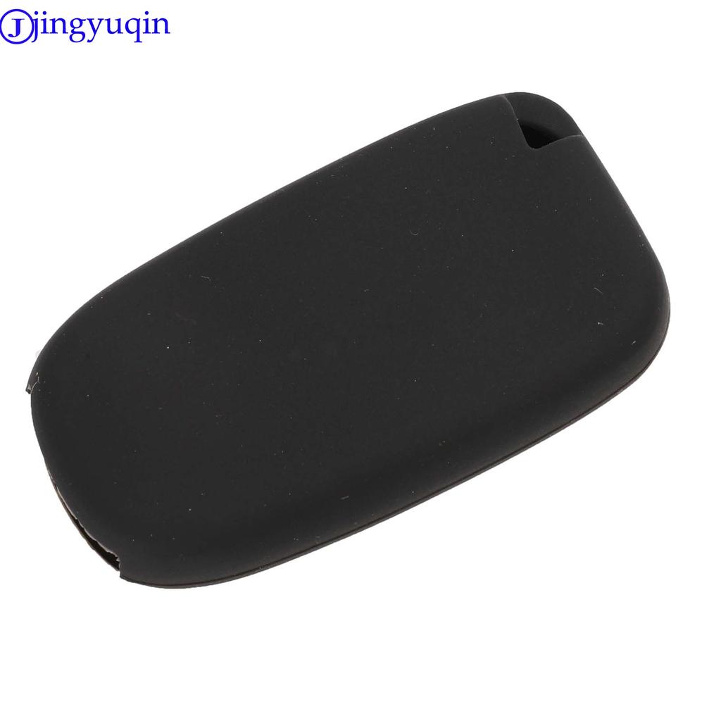 Силиконовый чехол для дистанционного ключа от машины jingyuqin для зарядного устройства Dodge Journey для Jeep Renegade Grand Cherokee для Chrysler 200 300 Smart Key