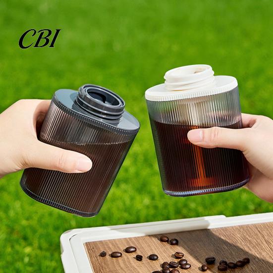 Portable Cold Brew Bottle Coffee Maker with Mesh Filter, Leak?Proof Travel Extraction Cup, Food?Grade Pitcher Graduated Marks, Outdoor &
